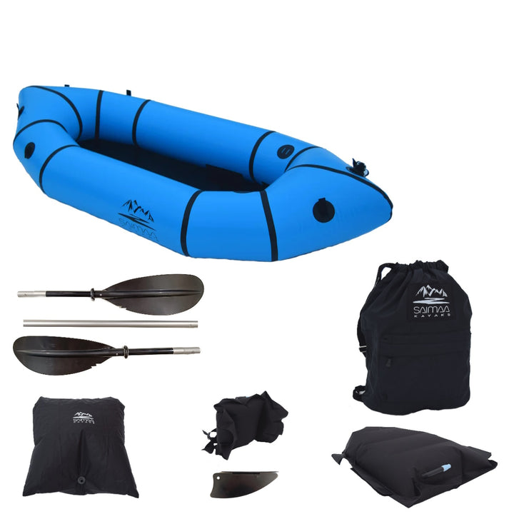 Packraft backpacking through Feather