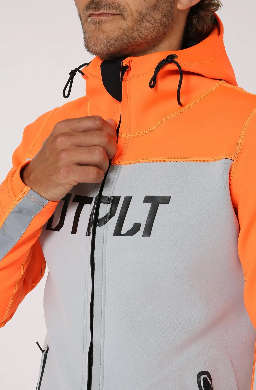 Jetpilot RX Vault Tour Coat neoprene jacket Orange