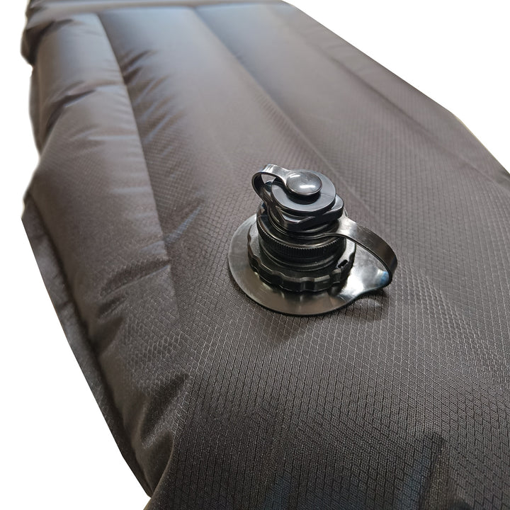 Floor mattress in packraft