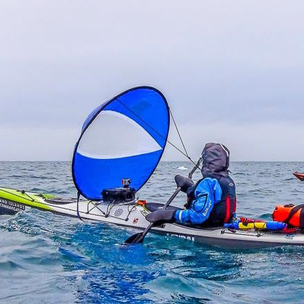 A towing sail for sup-board & kayak