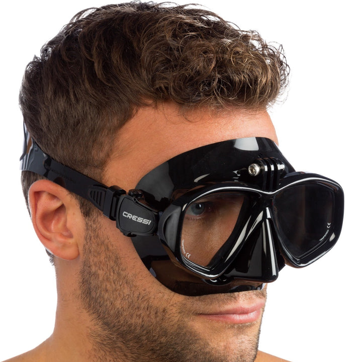 Diving mask Cressi Action with camera mount